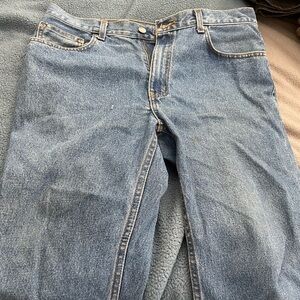 George Men's Straight Blue Jeans